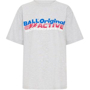 Ball, Dames, Tops, Grijs, Maat: L Leer,