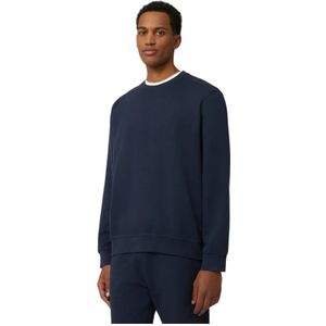 Harmont & Blaine, Heren, Sweatshirts & Hoodies, Blauw, Maat: S Katoen,