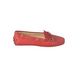 Tod's Platte Loafers , Red , Dames , Maat: 37 EU