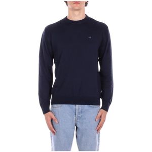 Napapijri, Heren, Truien, Blauw, Maat: M Katoen,