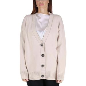 Maliparmi, Dames, Truien, Beige, Maat: S Kasjmier,