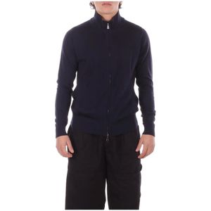 Alpha Studio, Heren, Truien, Blauw, Maat: M Wol,