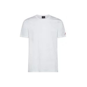 Peuterey Klassieke T-Shirt Topwear , White , Heren , Maat: 2XL