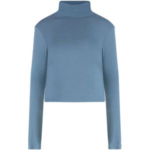 Sablyn, Dames, Truien, Blauw, Maat: M Spandex,