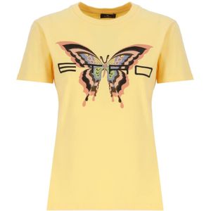 Etro, Dames, Tops, Geel, Maat: M Katoen,