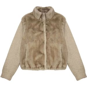 MC2 Saint Barth, Dames, Jassen, Beige, Maat: Xs/S