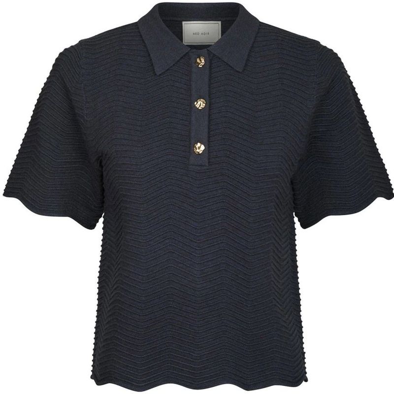 Neo Noir, Dames, Tops, Blauw, Maat: XS