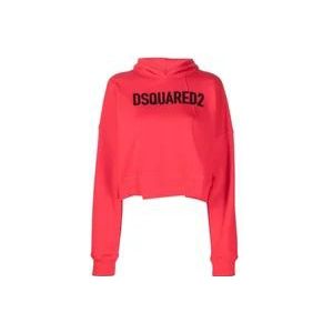 Dsquared2 Hoodies , Red , Dames , Maat: M