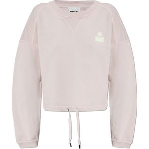 Marant étoile, Dames, Sweatshirts & Hoodies, Roze, Maat: XS Katoen,