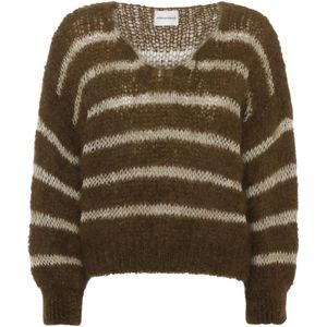 Americandreams, Dames, Truien, Bruin, Maat: M Wol,