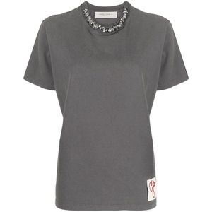 Golden Goose, Dames, Tops, Grijs, Maat: M Katoen,