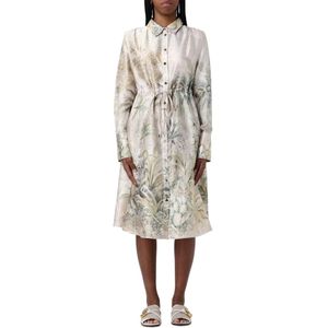 Liu Jo, Dames, Jurken, Beige, Maat: M