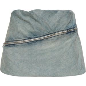 Diesel, Dames, Rokken, Blauw, Maat: W25 Katoen,