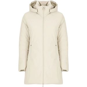 Save The Duck, Dames, Jassen, Beige, Maat: 2XL Poliester,