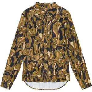 Maliparmi, Dames, Blouses & Shirts, Veelkleurig, Maat: XS Viscose,