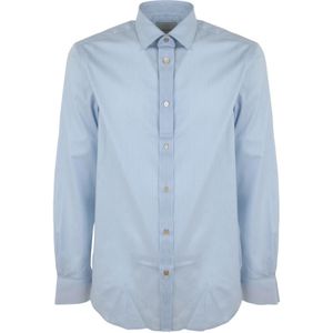 Paul Smith, Heren, Overhemden, Blauw, Maat: 4XL Leer,