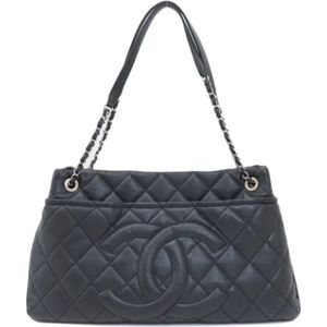Chanel Vintage, Dames, Pre-owned, Zwart, Maat: ONE Size