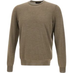 Gran Sasso, Heren, Truien, Groen, Maat: M Zijde,