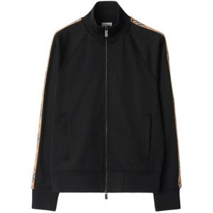 Burberry, Heren, Sweatshirts & Hoodies, Zwart, Maat: L