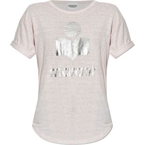 Marant étoile, Dames, Tops, Roze, Maat: M Linnen,