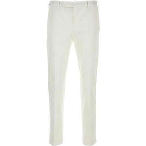PT Torino, Heren, Broeken, Wit, Maat: S Katoen,