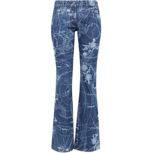 Off White, Dames, Jeans, Blauw, Maat: W26 Katoen,