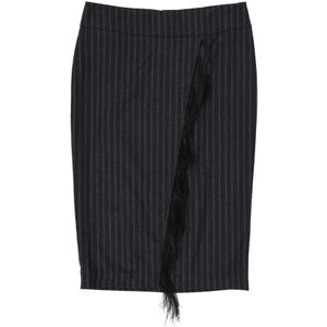 Brunello Cucinelli, Dames, Rokken, Grijs, Maat: M Wol,