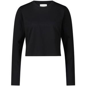 Loulou Studio, Dames, Tops, Zwart, Maat: XS Katoen,