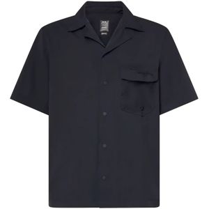 Oakley, Heren, Overhemden, Zwart, Maat: L Nylon,