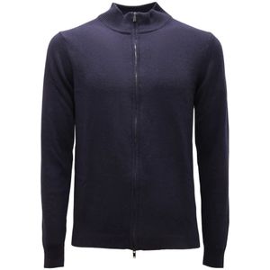 Daniele Fiesoli, Heren, Truien, Blauw, Maat: S Wol,