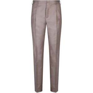 Incotex, Heren, Broeken, Beige, Maat: M Wol,