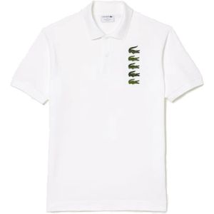 Lacoste, Heren, Tops, Wit, Maat: L Katoen,
