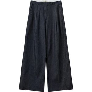 The Garment, Dames, Broeken, Blauw, Maat: XS Katoen,