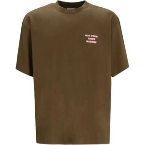 Drole de Monsieur, Heren, Tops, Groen, Maat: XL Katoen,