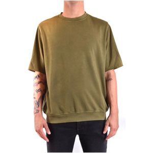 Paolo Pecora, Heren, Tops, Groen, Maat: S Katoen,