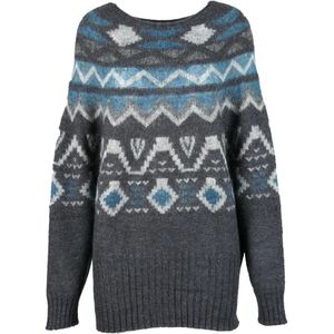 Alpha Studio, Dames, Truien, Veelkleurig, Maat: XL Wol,