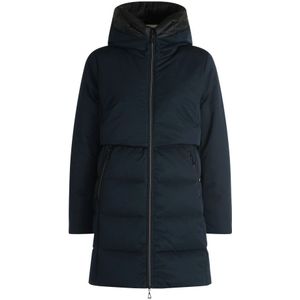 Amber & June - Wintermantel - Navy - Gewatteerde Jas - Warm Gevoerd