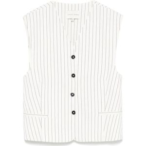 Loulou Studio, Dames, Jassen, Wit, Maat: XS