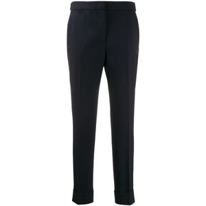 PT Torino, Dames, Broeken, Blauw, Maat: XS Wol,