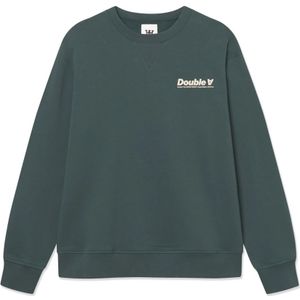 Wood Wood, Heren, Sweatshirts & Hoodies, Groen, Maat: XL Katoen,