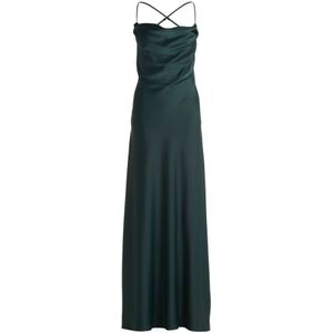 Vera Mont - Elegante Avondjurk - Groen - Watervalhalslijn