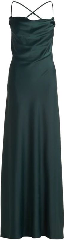 Vera Mont - Elegante Avondjurk - Groen - Watervalhalslijn