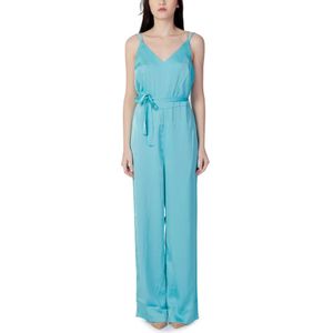 Vila, Dames, Jumpsuits & Playsuits, Blauw, Maat: M Poliester,