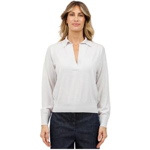 Alpha Studio, Dames, Truien, Grijs, Maat: M