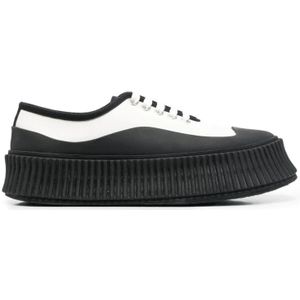 Jil Sander, Dames, Schoenen, Zwart, Maat: 36 EU Katoen,