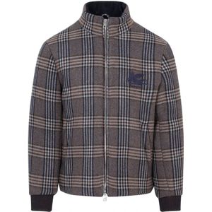 Etro, Heren, Jassen, Veelkleurig, Maat: L Wol,