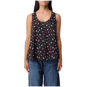 Emporio Armani, Dames, Tops, Veelkleurig, Maat: S