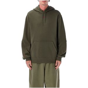 Nike, Heren, Sweatshirts & Hoodies, Groen, Maat: L Fleece,