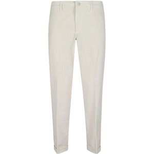 Fay, Dames, Broeken, Wit, Maat: W30 Velours,