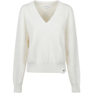 Victoria Beckham, Dames, Truien, Beige, Maat: S